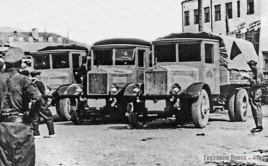 26 различных дизелей, в том числе и отечественный «Коджу», приняли участие во Всесоюзном дизельном автопробеге-конкурсе, будучи смонтированными на шасси Я-5. Лето 1934 г.