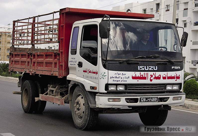 Поскольку в Тунисе у Isuzu свой завод, там популярны модели всех классов