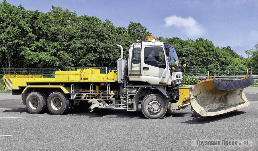 В программе Isuzu есть и специальные полноприводные версии Giga всех классов для любых нужд