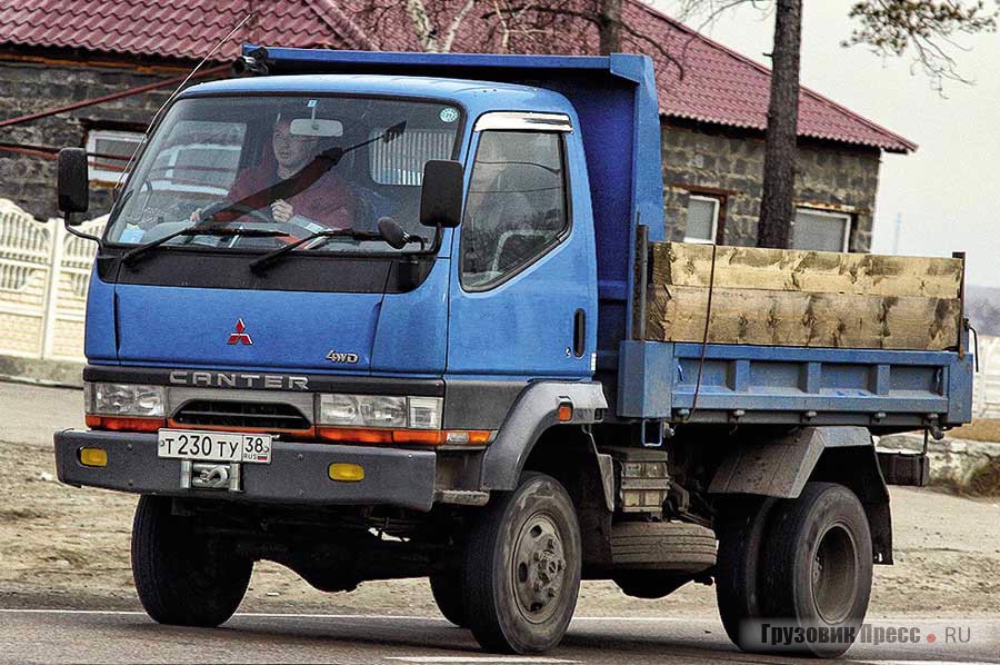 Полноприводные версии Mitsubishi Fuso Canter популярны в Сибири (Иркутская обл., 2010 г.)