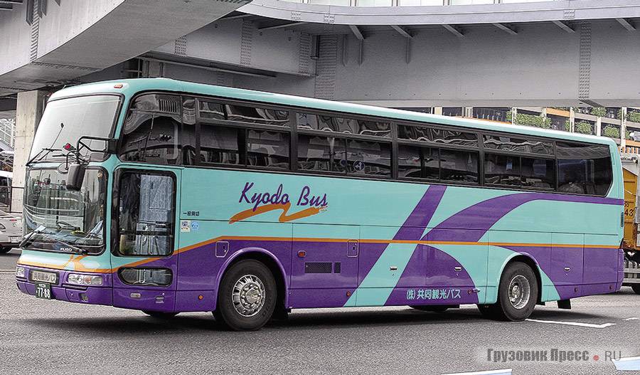 Туристский Fuso Aero Queen II KC-MS822P становится редкостью даже в Японии