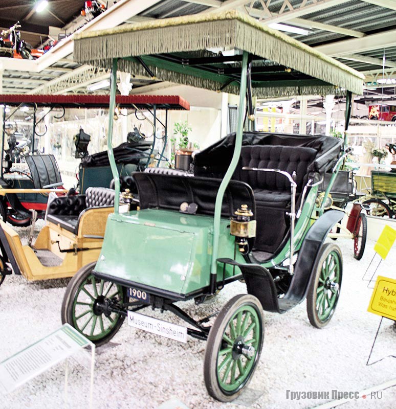 В Зинсхайме выставлен оригинальный электромобиль из династии миллиардеров Рокфеллеров из Нью-Йорка
