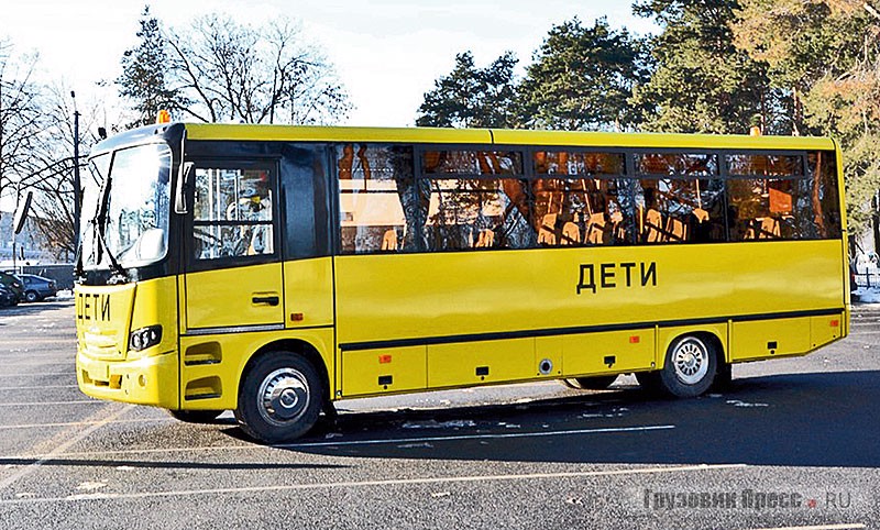 Cпециализированный автобус для перевозки детей МАЗ-257S30 (вид с левого борта)