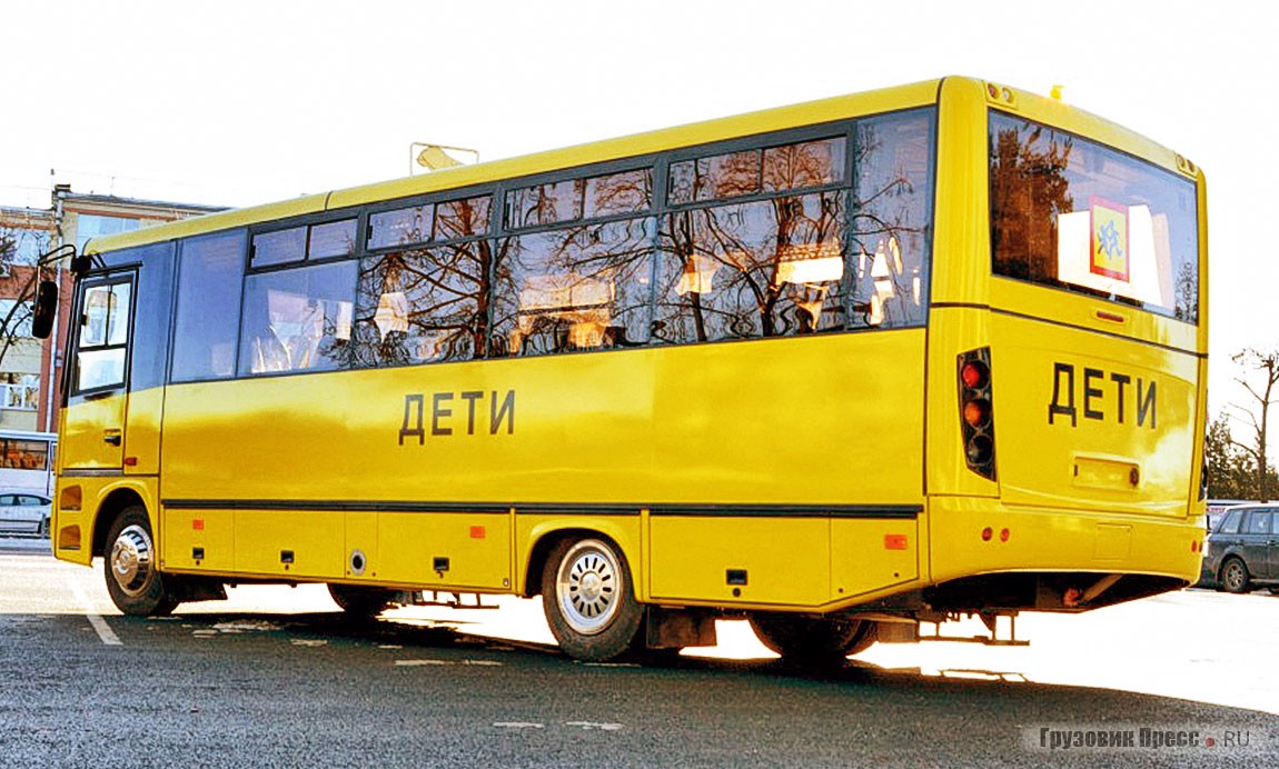 Cпециализированный автобус для перевозки детей МАЗ-257S30 (вид с левого борта)