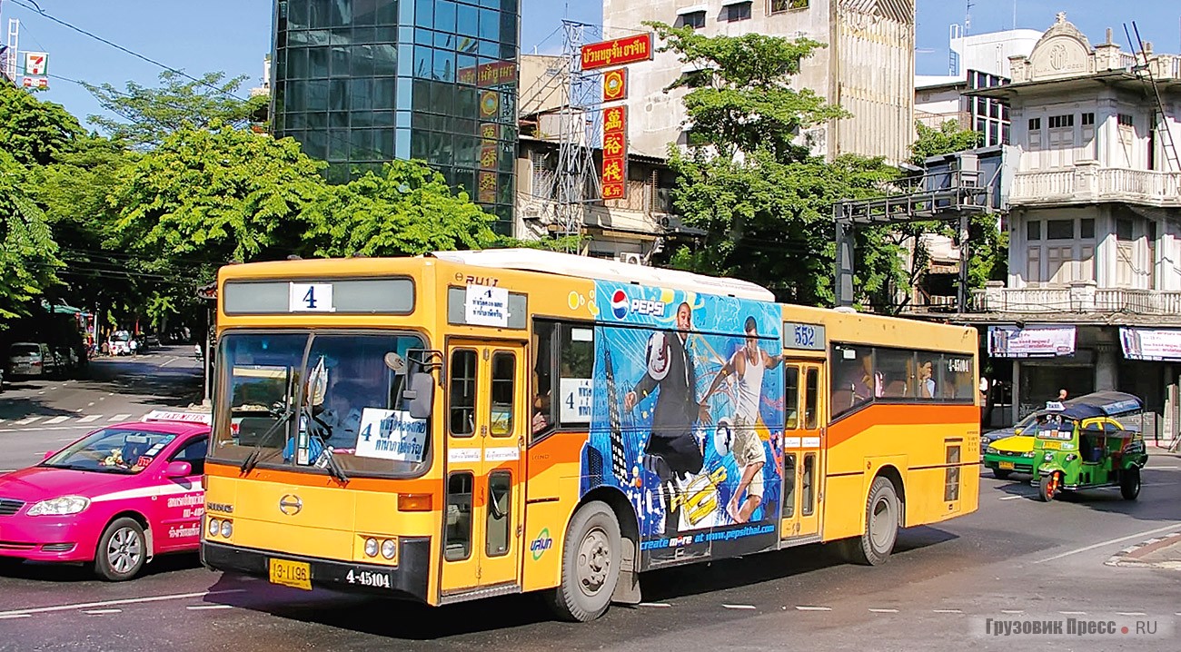 Daewoo BH115 местной кузовной фирмы Thonburi Bus Body