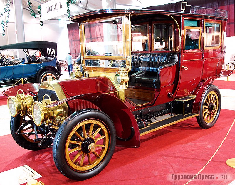 Berliet 40HP 1906 г. с кузовом лимузин предоставлен Музеем техники. В 1914 г. французская марка «Берлие» в России стала лидером по числу машин, опередив немецкие марки