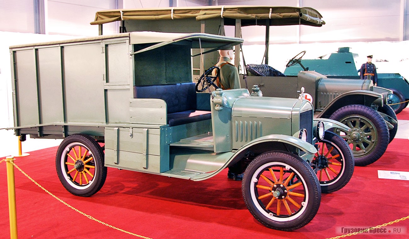 Санитарный фургон Ford Model T Ambulance 1917 г. из коллекции Музея Москвы