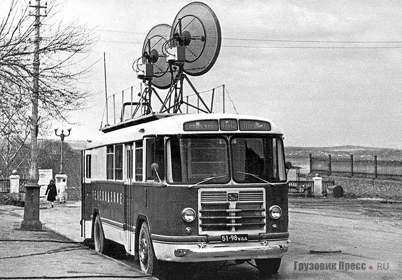 Передвижная телевизионная станция ПТС-3. 1960 г.