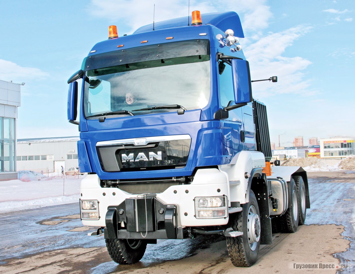 Тест-драйв MAN TGS 40.540 6x6 BВS-WW