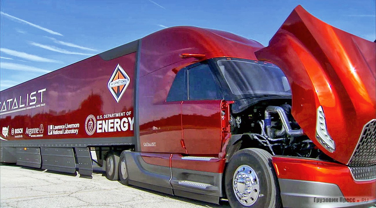 Интегральное оперение открывает доступ к дизелю Navistar N13