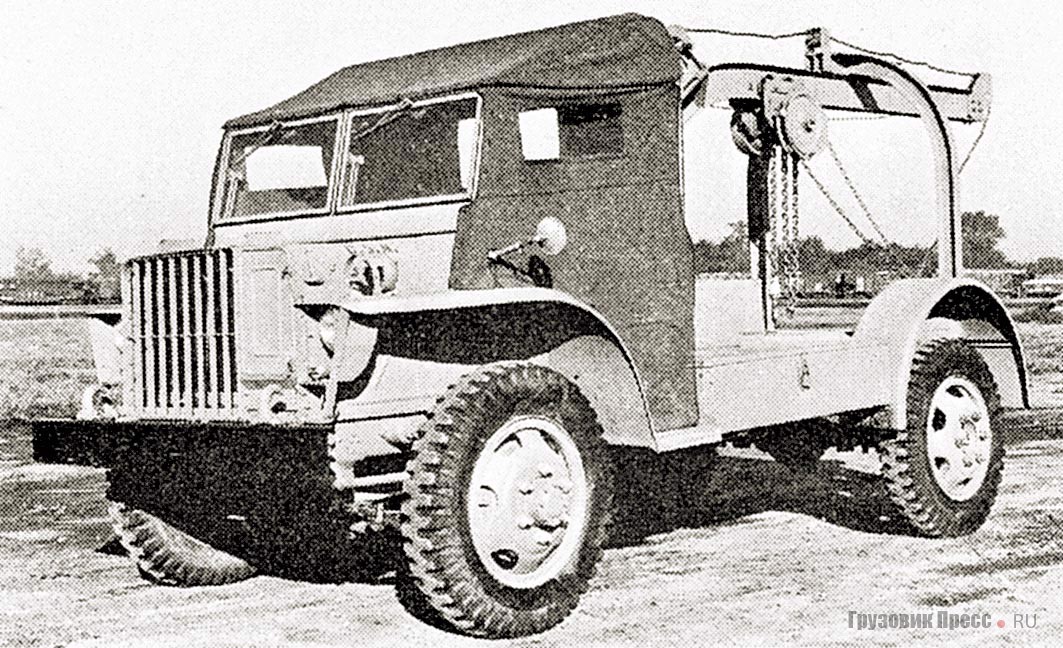Погрузчик авиабомб для морской авиации Ford GTBS. 1942 г.