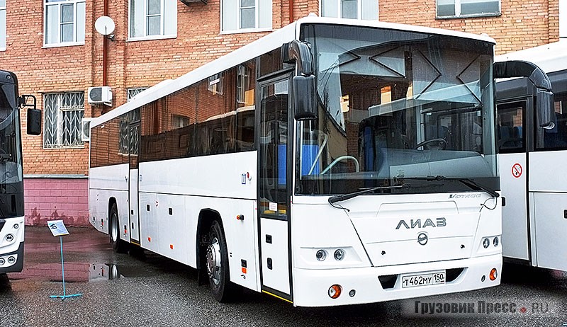 «Мострансавто» эксплуатирует 282 пригородных автобуса «Вояж»: [b]ЛиАЗ-525110[/b] и ГОЛАЗ-525110-(11)