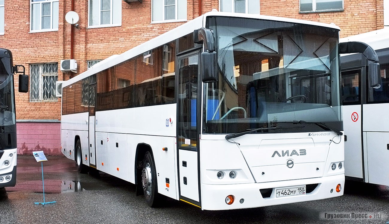 «Мострансавто» эксплуатирует 282 пригородных автобуса «Вояж»: [b]ЛиАЗ-525110[/b] и ГОЛАЗ-525110-(11)