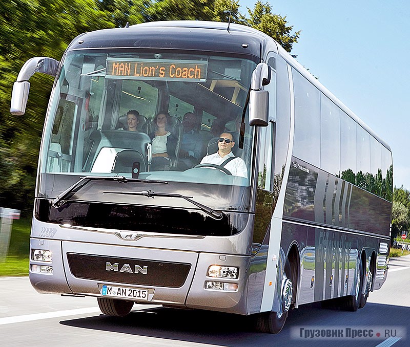 MAN Lion’s Coach – самый продаваемый туристский автобус в России