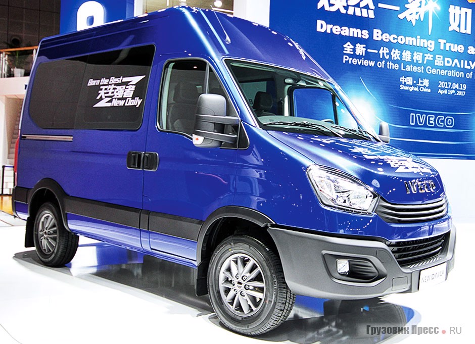 IVECO New Daily представлен во всех вариантах длины и покрывает рынок транспорта полной массой от 2,8 до 4,5 т