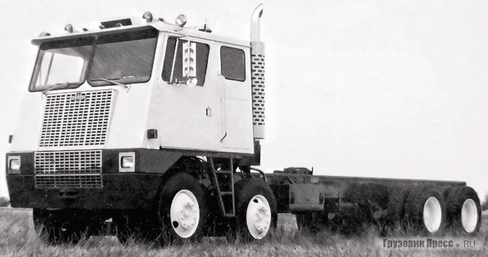 Шасси для нефтяной промышленности Oshkosh K-2444 (8х4), полная масса – 30,9 т, 1980 г.