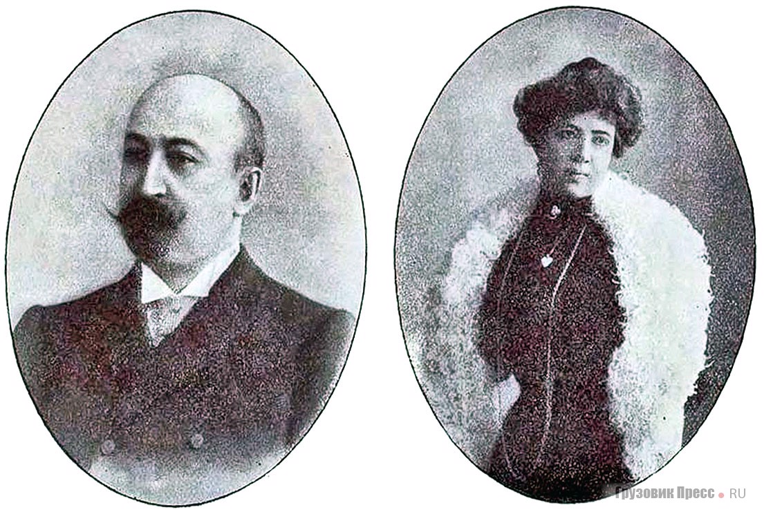 Фёдор Иванович Танский и его супруга Адель Ивановна