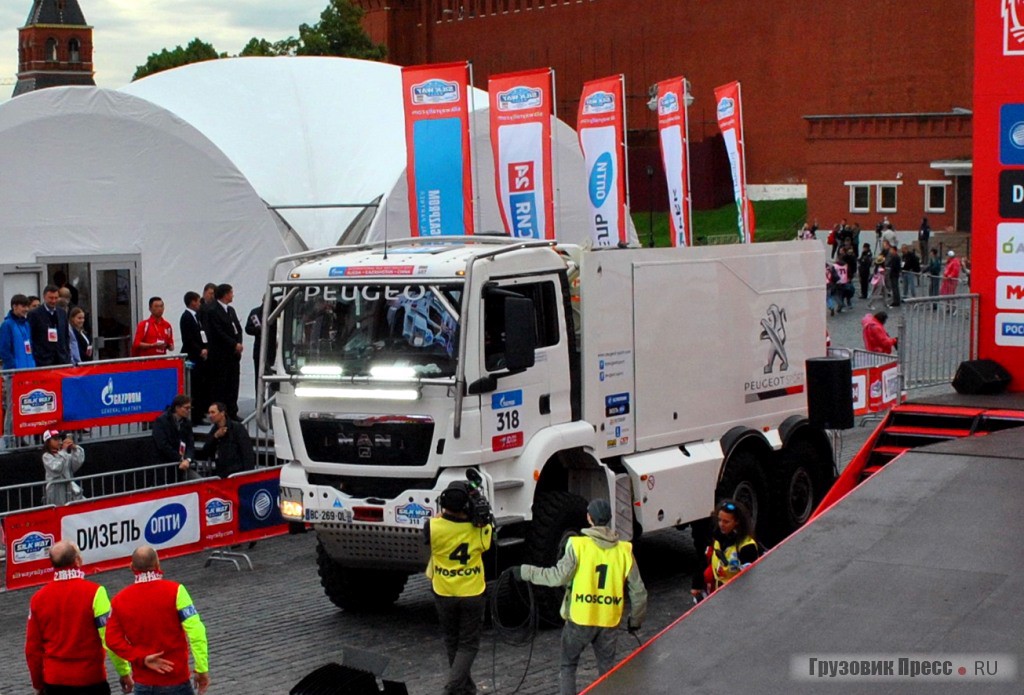 MAN команды TEAM PEUGEOT TOTAL