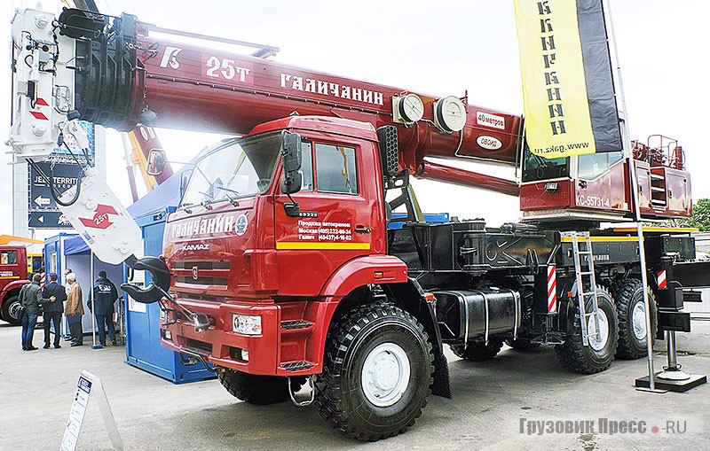 25-тонный автокран КС-55731-4 «Галичанин» на полноприводном шасси КАМАЗ-65222
