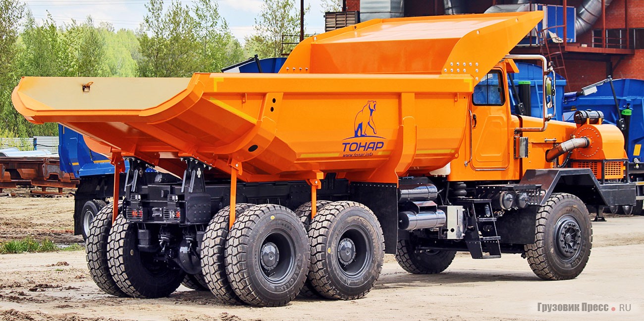 Бурятский ТОНАР-45251 с кузовом для скальных пород ещё ждут испытания
