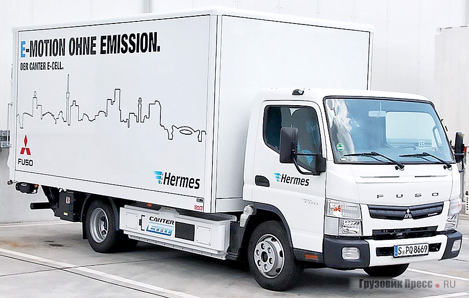 Электрические грузовики Fuso Canter E-Cell уже находятся в пробной эксплуатации в Португалии и Германии