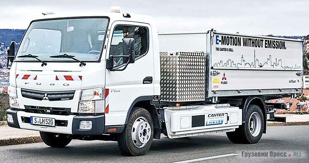 Электрические грузовики Fuso Canter E-Cell уже находятся в пробной эксплуатации в Португалии и Германии