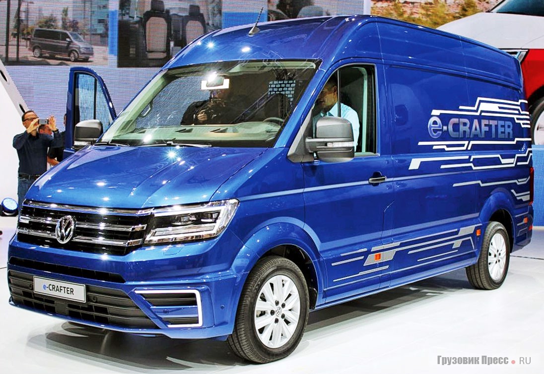 Volkswagen Nutzfahrzeuge демонстрировал на IAA 2016 электрофургон Volkswagen e-Crafter