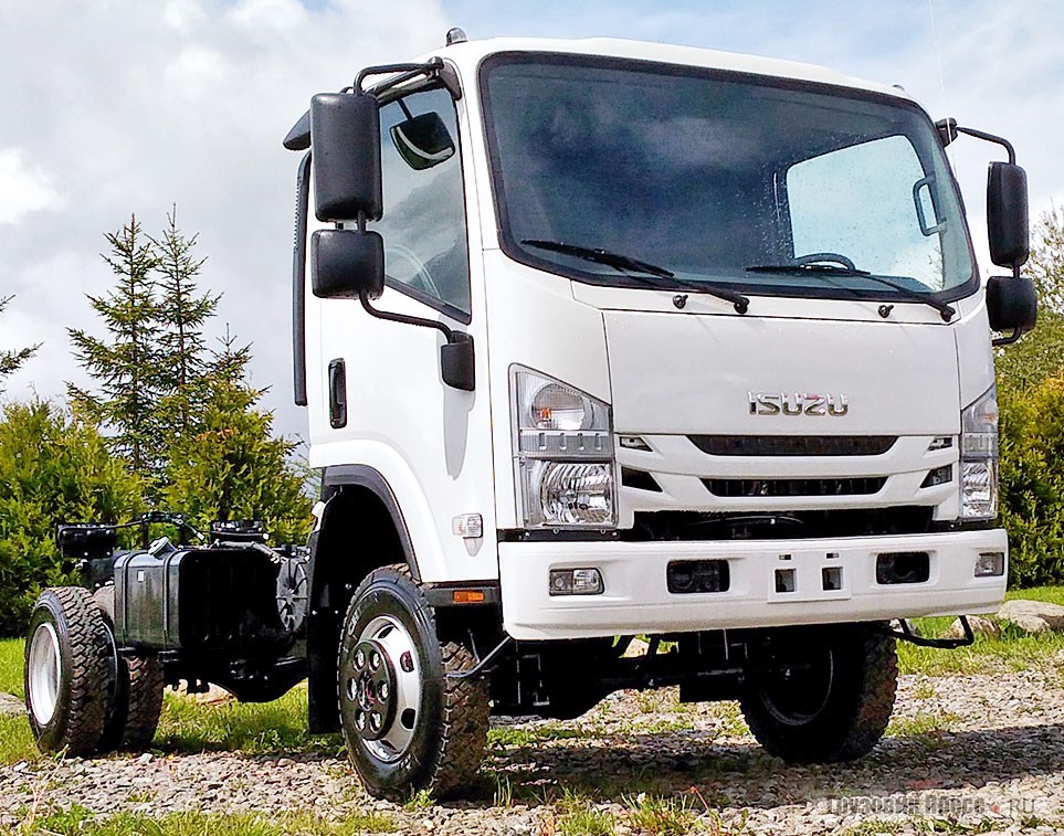 Полноприводный Isuzu Elf  7.5 4х4 Short (NPS75L-H) – ещё одно перспективное направление российской линейки