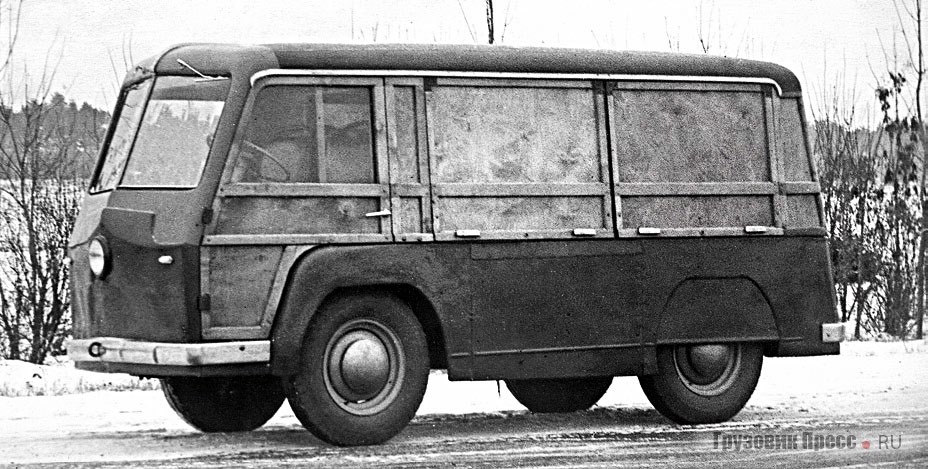 Первый образец электромобиля НАМИ-750, 1948 г.