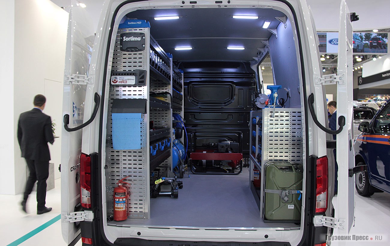 Сервис-мобиль на базе обновленного Volkswagen Crafter