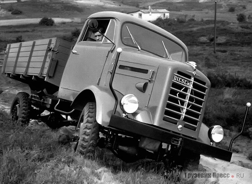 Популярные грузовики Borgward моделей B 2500 и B 2500A,1954–1955 гг.