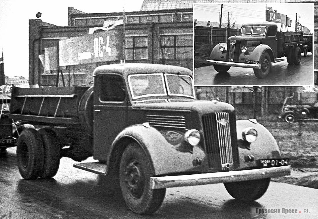 Самосвал ЯС-4 на старте парадного выезда 18 ноября 1939 г. (Фото В. Довгялло из архива А. А. Мятиева)