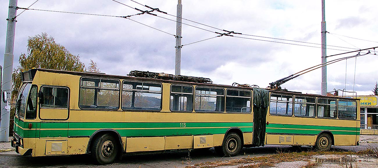 Троллейбус «ДАК-Чавдар-317ЕТР» в г. Перник