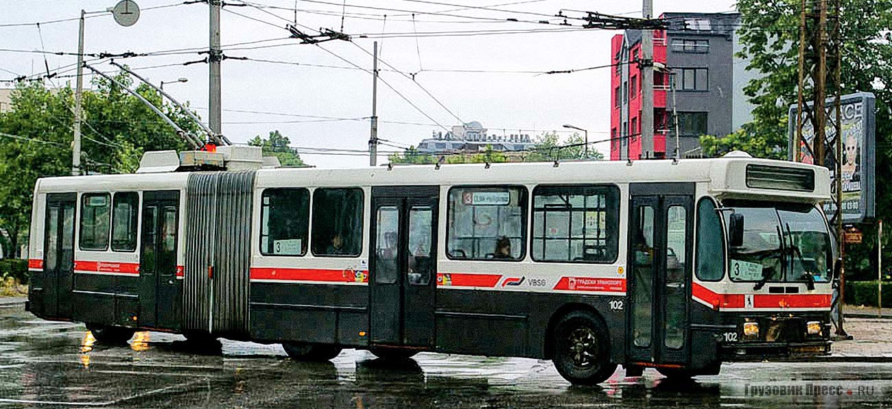 Швейцарский Saurer-Hess GT560 из Санкт-Галлена с 2009 г. работает в Пловдиве