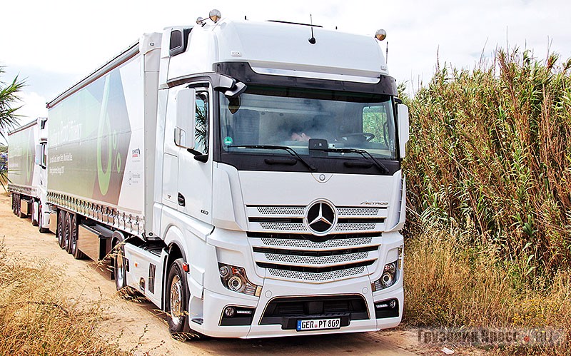 Тест-драйв Mercedes-Benz Actros MP4 1853 LS