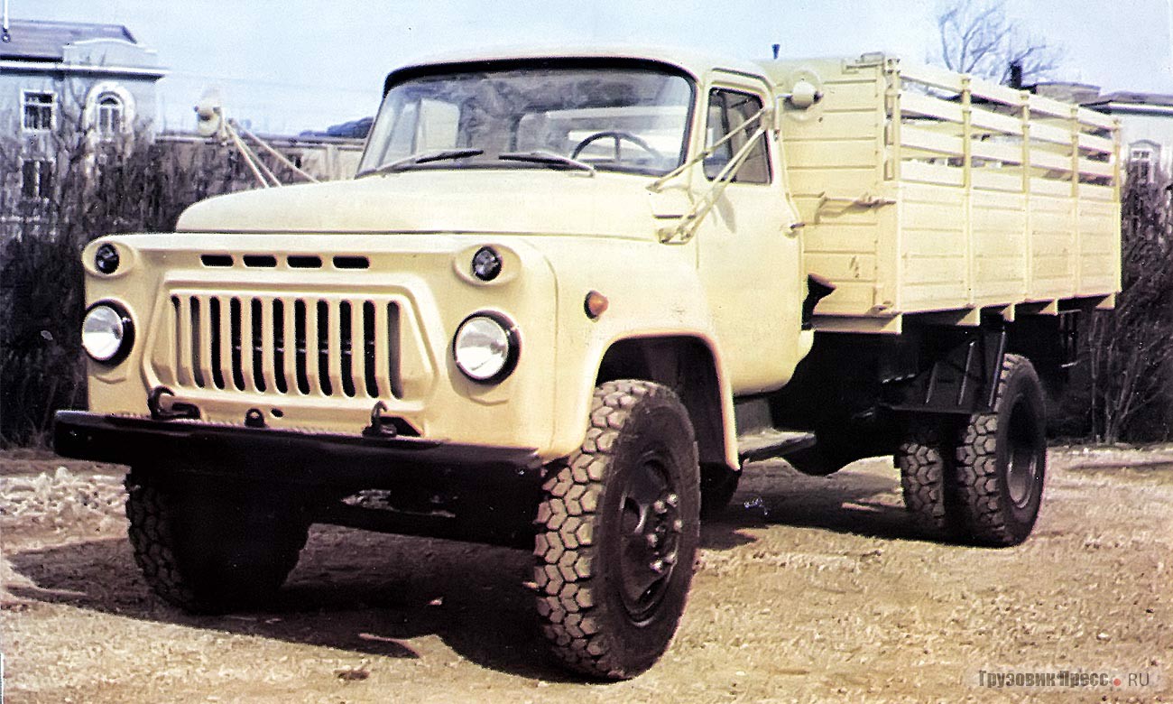 Бортовой грузовик ГАЗ-53А конца 1970-х
