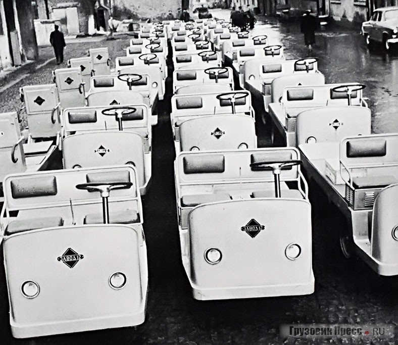 Электрокары ЕП 006, выпущенные на «Заводе 12» в Софии, 1967 г.