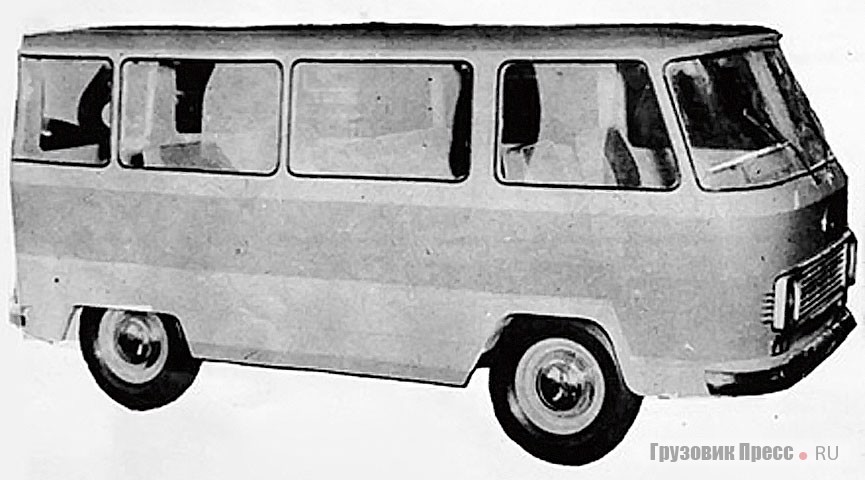 Макет микроавтобуса «Рила» 1970 года работы П. Мишева и Э. Иванова