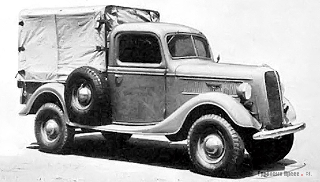 Marmon-Herrington LD1-4х4 на базе Ford 77 береговой охраны США, 1937 г. В небольшом количестве эта модель с различными кузовами поступала в армию и морскую пехоту США