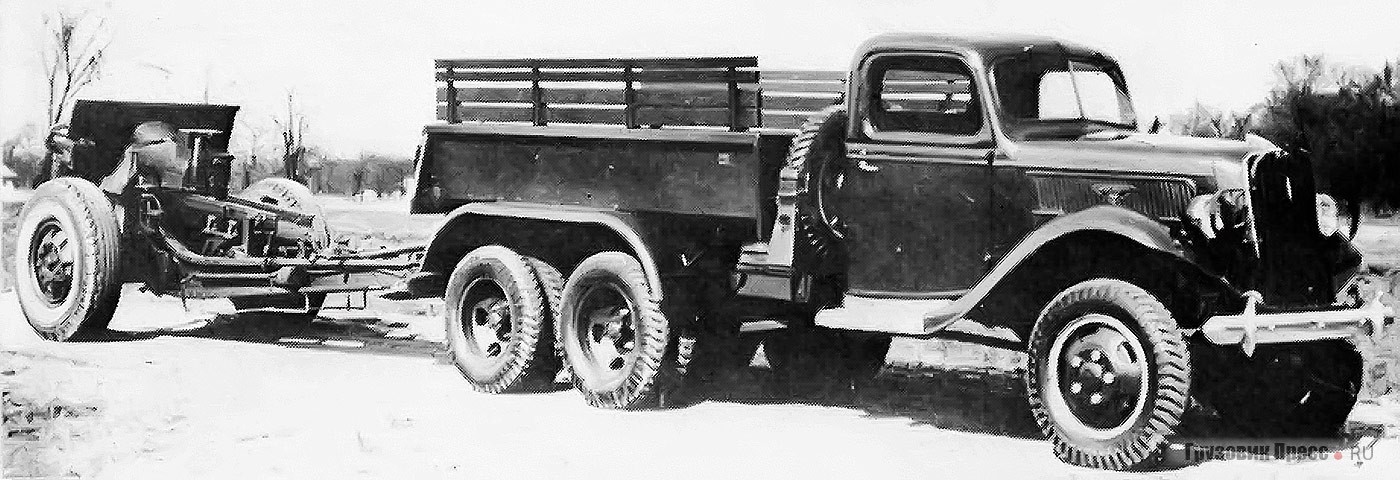 2,5-тонный Marmon-Herrington С5-6 Национальной гвардии США со 155-мм гаубицей, 1937 г.