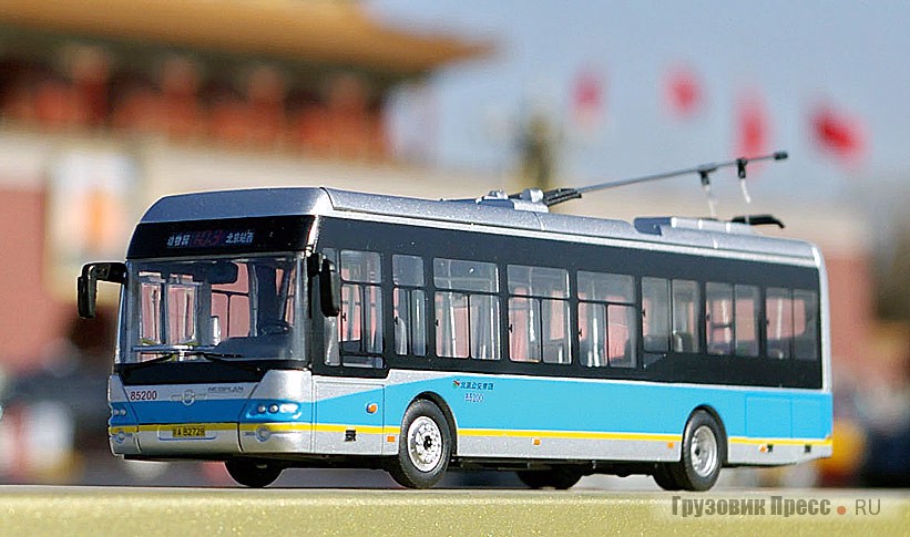 В Пекине можно купить масштабные модели троллейбусов и автобусов, точные копии тех, что работают на городских маршрутах