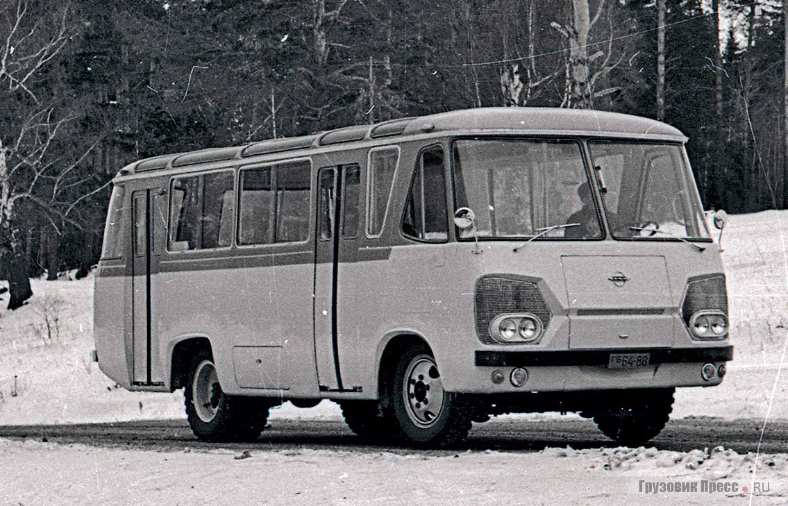 Макет 1963 года. Прототип автобуса ПАЗ-665