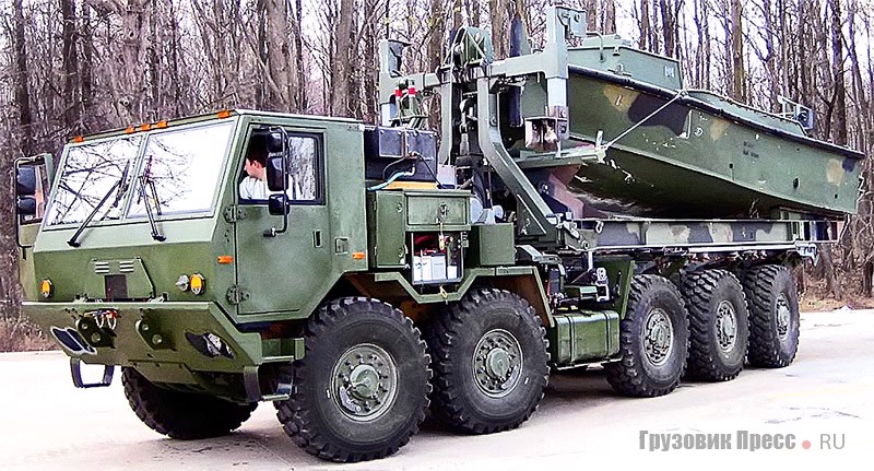 Tatra 815-7E0R89 (10х10) с устройством «мультилифт» на испытаниях в США по программе LVSR, 2005 г.