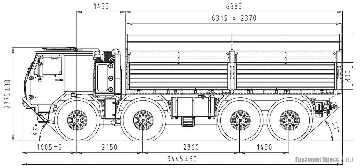 Грузовик Tatra 815-790R99 38 300 8x8.1R