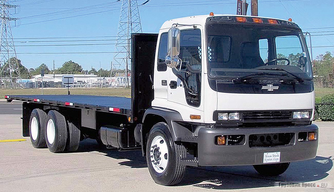 Chevrolet T8500 полной массой 24,2 т. Двигатель – дизель Isuzu, 275 л.с., 2006 г.