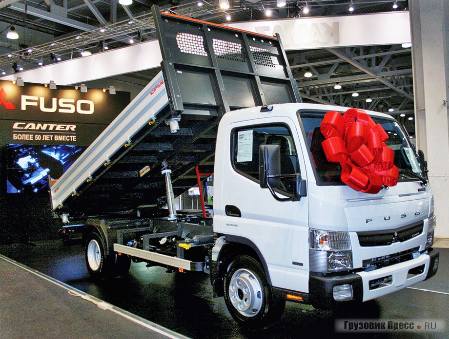 Самосвал Scattolini на шасси Mitsubichi Fuso Canter 8,8t