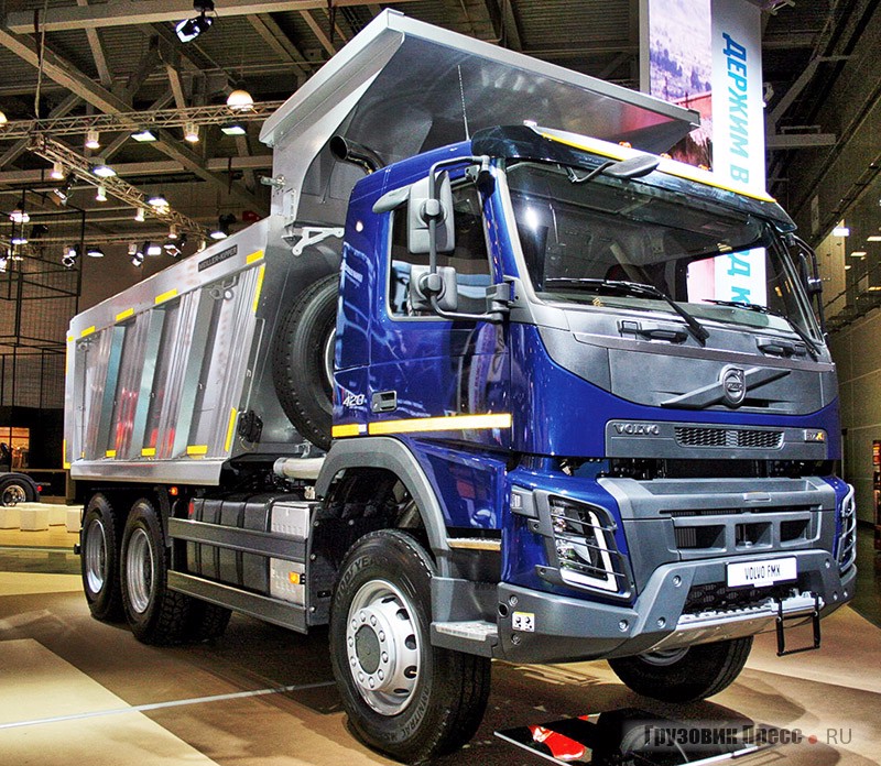 Самосвал Volvo FMX с колёсной формулой 6х6