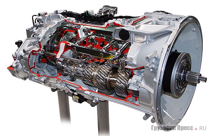 Модель автоматизированной трансмиссии для тяжёлых грузовиков