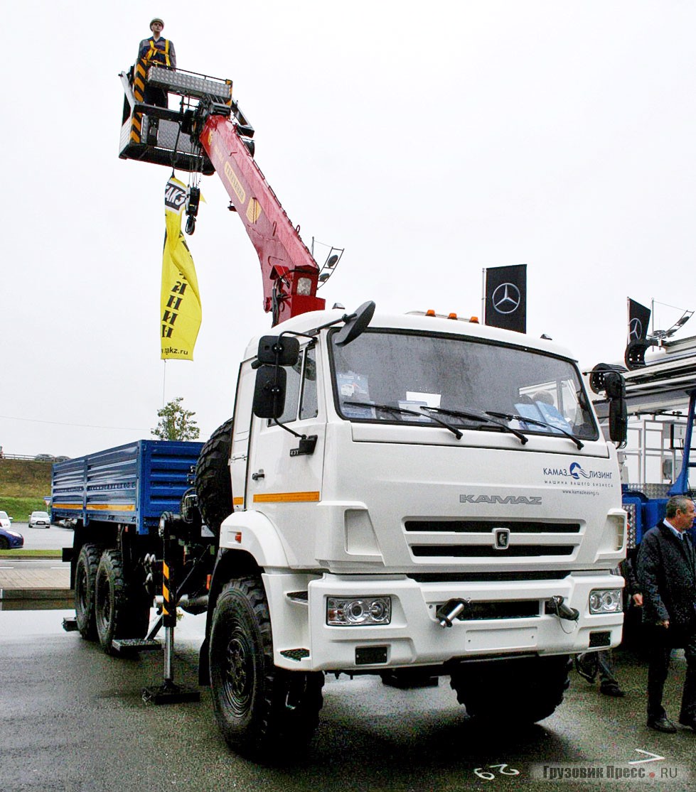 Грузовик с КМУ «Галичанин» КМА-150-5 на шасси КАМАЗ-43118