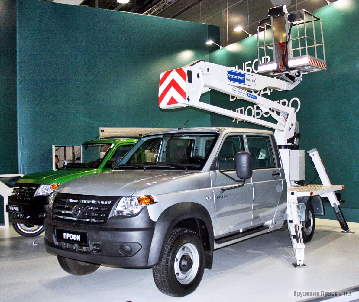 Автовышка АГП-14PT от «Рускотранс» на шасси «УАЗ Профи»